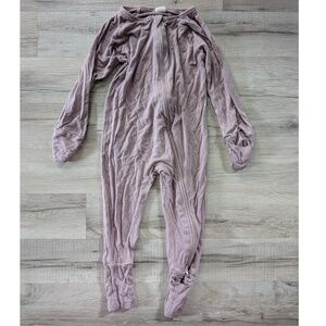 Larkspur Mauve Footed Sleeper Bamboo, 2T (Z3)